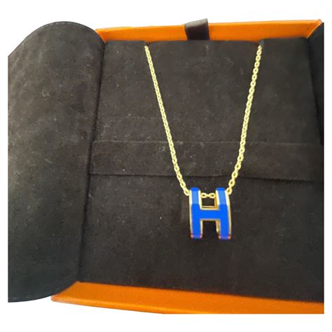 hermes h necklace on sale.